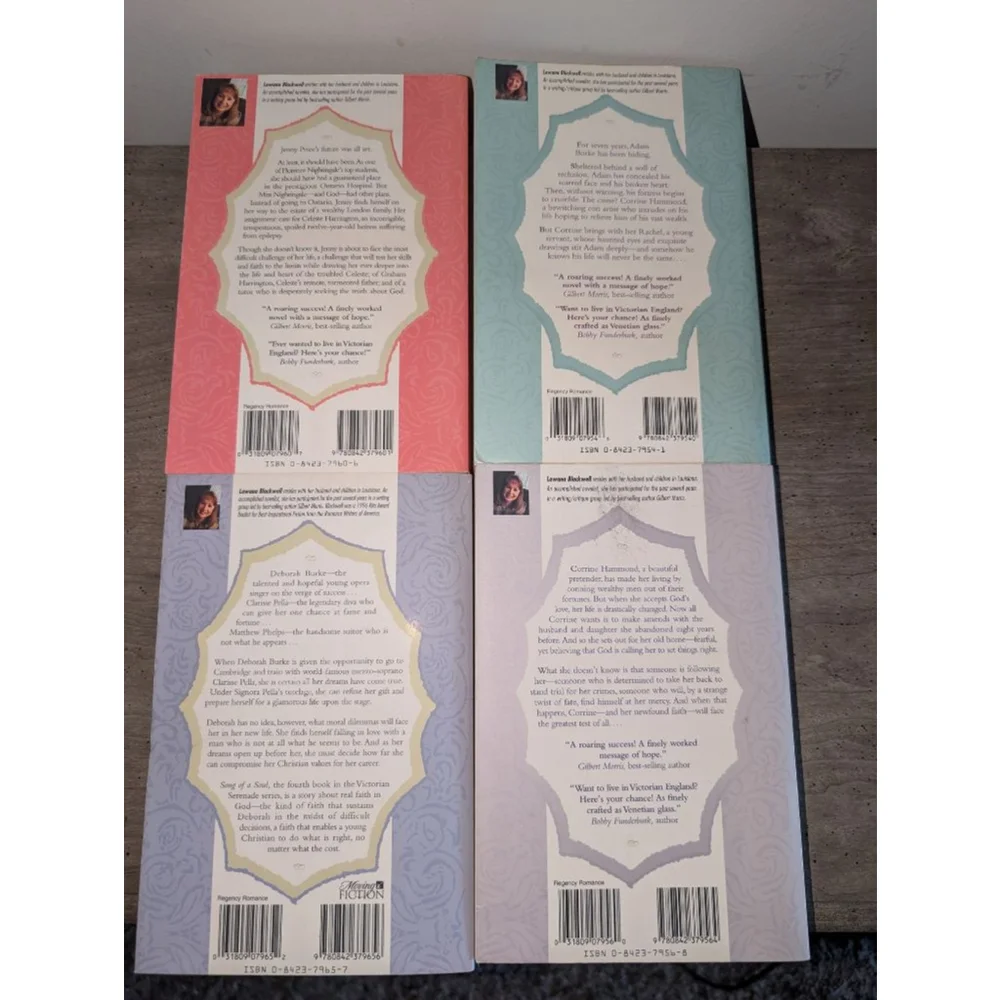 Lawana Blackwell Victorian Serenade Series Books set of 4